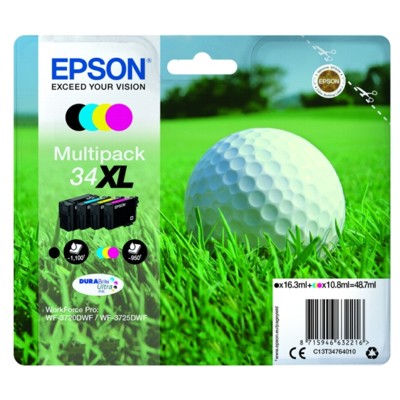 Tusze Oryginalne Epson 34 XL (T3476) (komplet)