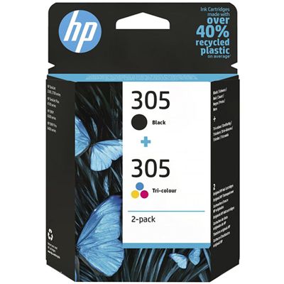 Tusze Oryginalne HP 305 BK + 305 C (6ZD17AE) (komplet)