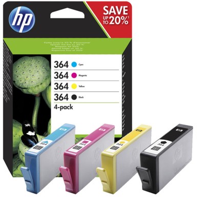 Tusze Oryginalne HP 364 CMYK (N9J73AE) (komplet)