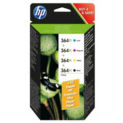 Tusze Oryginalne HP 364 XL CMYK (N9J74AE) (komplet)