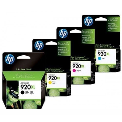 Tusze Oryginalne HP 920 XL CMYK (C2N92A) (komplet)