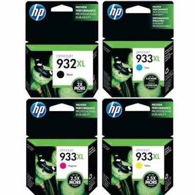 Tusze Oryginalne HP 932 XL BK + 933 XL CMY (C2P42AE) (komplet)