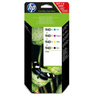 Tusze Oryginalne HP 940 XL CMYK (C2N93AE) (komplet)