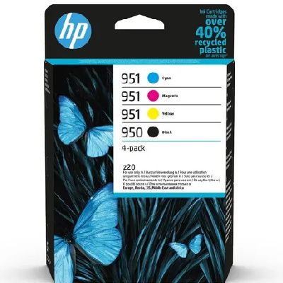 Tusze Oryginalne HP 950 BK + 951 CMY (6ZC65AE) (komplet)