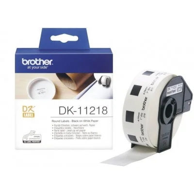 Etykiety Oryginalne Brother DK-11218 (DK-11218) (Biały)