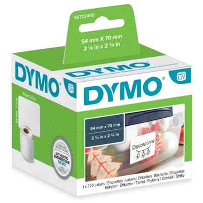 Etykiety Oryginalne DYMO LW-99015 (LW99015) (Biały)