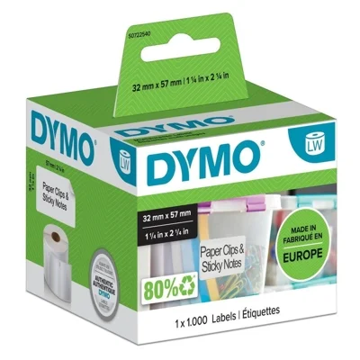 Etykiety Oryginalne DYMO LW-VP12-11354 (LWVP1211354) (Biały)