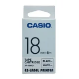 Taśma Barwiąca Oryginalna Casio XR-18WE1 (XR18WE1) (Biały) (18 mm, 8 m)