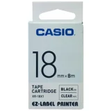 Taśma Barwiąca Oryginalna Casio XR-18X1 (XR18X1) (Przezroczysty) (18 mm, 8 m)