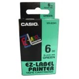 Taśma Barwiąca Oryginalna Casio XR-6GN1 (XR6GN1) (Zielony) (6 mm, 8 m)