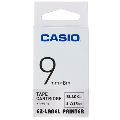 Taśma Barwiąca Oryginalna Casio XR-9X1 (XR9X1) (Przezroczysty) (9 mm, 8 m)