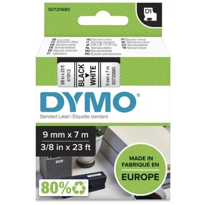 Taśma Barwiąca Oryginalna DYMO D1-40913 (D1-40913) (Biały) (9 mm, 7 m)