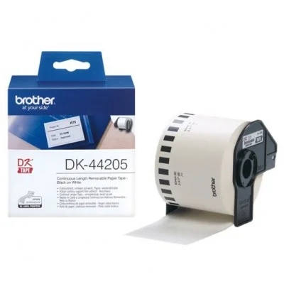Taśma Oryginalna Brother DK-44205 (DK-44205) (Biały) (62 mm, 30,48 m)