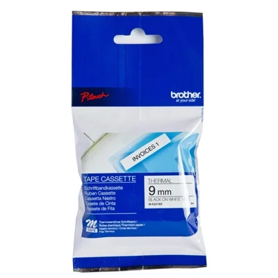 Taśma Oryginalna Brother MK-221BZ (MK-221BZ) (Biały) (9 mm, 8 m)