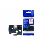 Taśma Oryginalna Brother TZe-112 (TZE112) (Przezroczysty) (6 mm, 8 m, Przezroczysta, Czerwony)