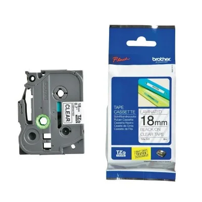 Taśma Oryginalna Brother TZe-141 (TZE141) (Przezroczysty) (18 mm, 8 m, Przezroczysta)