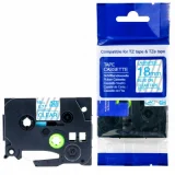 Taśma Oryginalna Brother TZe-143 (TZE143) (Przezroczysty) (18 mm, 8 m, Przezroczysta, Niebieski)