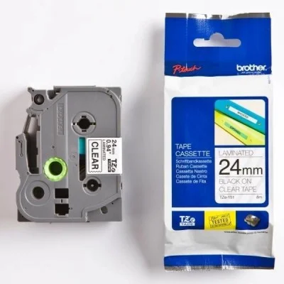 Taśma Oryginalna Brother TZe-151 (TZE151) (Przezroczysty) (24 mm, 8 m)
