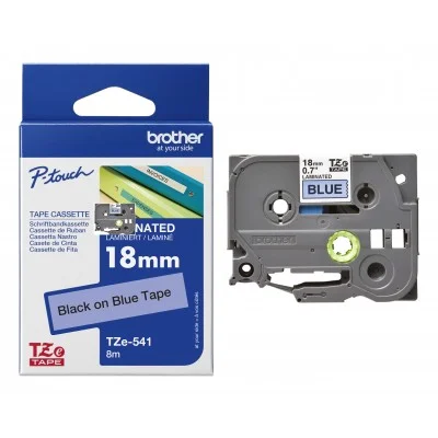 Taśma Oryginalna Brother TZe-541 (TZE541) (Niebieski) (18 mm, 8 m, Niebieska)