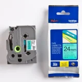 Taśma Oryginalna Brother TZe-751 (TZe751) (Zielony) (24 mm, 8 m, Zielona)