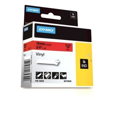Taśma Oryginalna DYMO 18439 (18439) (Czerwony) (19 mm, 5,5 m, Czerwona)