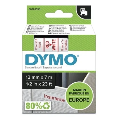 Taśma Oryginalna DYMO D1-45015 (D1-45015) (Biały) (12 mm, 7 m)