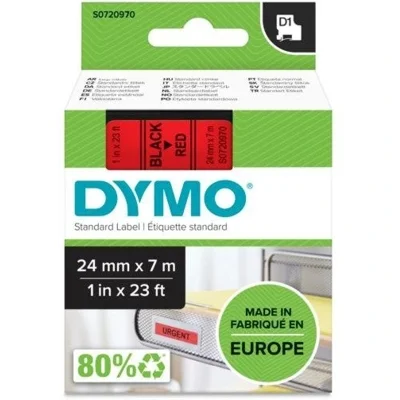 Taśma Oryginalna DYMO D1-53717 (D1-53717) (Czerwony) (24 mm, 7 m)