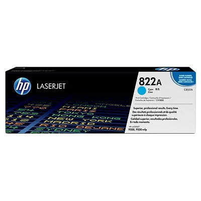 Toner Oryginalny HP 822A (C8551A) (Błękitny)