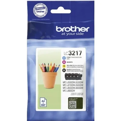 Tusz Oryginalny Brother LC-3217 CMYK (LC-3217VAL)