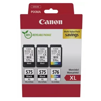 Tusz Oryginalny Canon 2x PG-575 XL + CL-576 XL (5437C004) (zestaw)