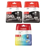 Tusze Oryginalne Canon 2 x PG-540L + CL-541XL (5224B017) (komplet) do Canon Pixma MG3650