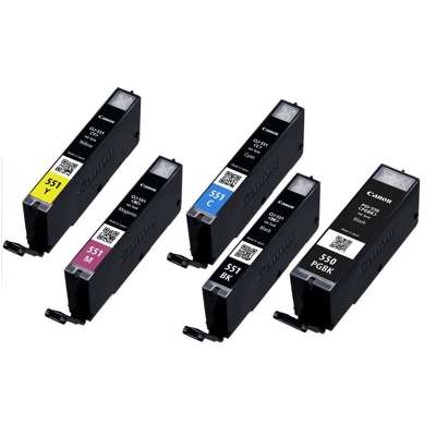 Tusze Canon CLI-551 CMYK - zamienniki i oryginalne