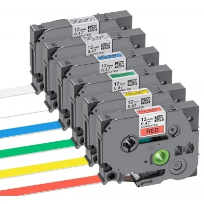 Wkłady Brother TZe-M - zamienniki i oryginalne