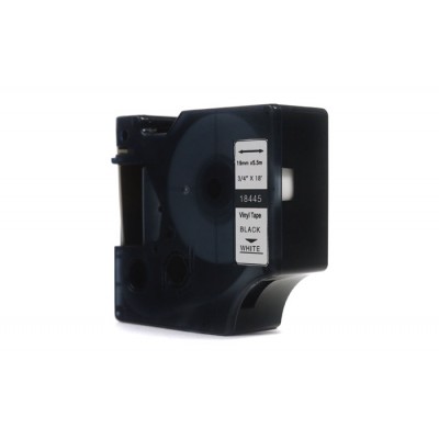 Taśma Zamiennik 18445 do DYMO (18445) (Biały) (19 mm, 5,5 m, Biała)