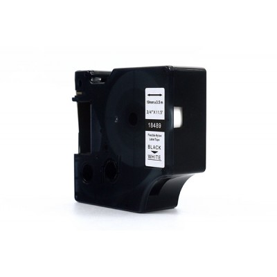 Taśma Zamiennik 18489 do DYMO (18489) (Biały) (19 mm, 3,5 m, Biała)