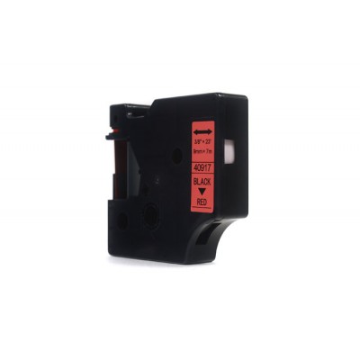 Taśma Zamiennik D1-40917 do DYMO (D1-40917) (Czerwony) (9 mm, 7 m, Czerwona)