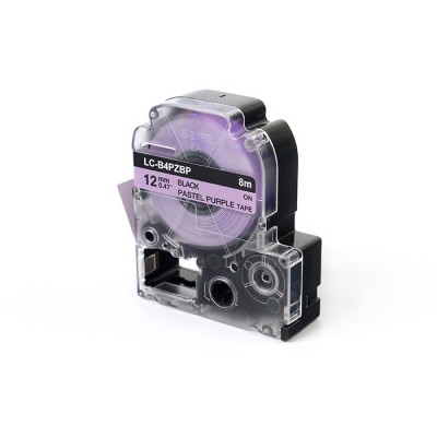 Taśma Zamiennik LC-B4PZBP do Epson (LC-B4PZBP) (Purpurowy) (12 mm)