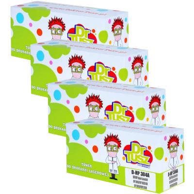 Tonery Zamienniki 304A CMYK do HP (DT-TH-304A/K) (komplet)