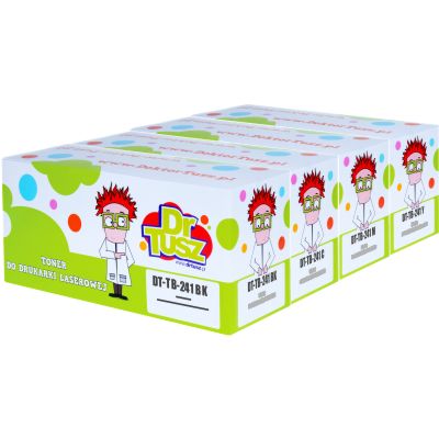Tonery Zamienniki TN-241 CMYK do Brother (TN241CMYK) (komplet)