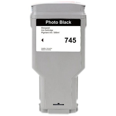 Tusz Zamiennik 745 300ml do HP (F9K04A) (Czarny Foto)