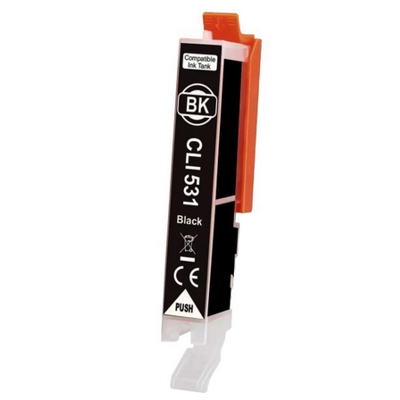 Tusz Zamiennik CLI-531 BK do Canon (6118C001) (Czarny)