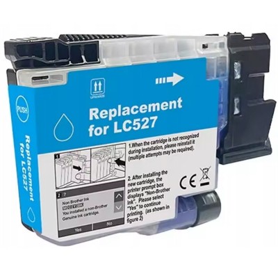 Tusz Zamiennik LC-527 C do Brother (LC527C) (Błękitny)