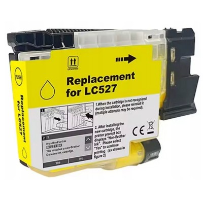 Tusz Zamiennik LC-527 Y do Brother (LC527Y) (Żółty)