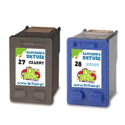 Tusze Zamienniki 27 + 28 do HP (CC628AE) (komplet)