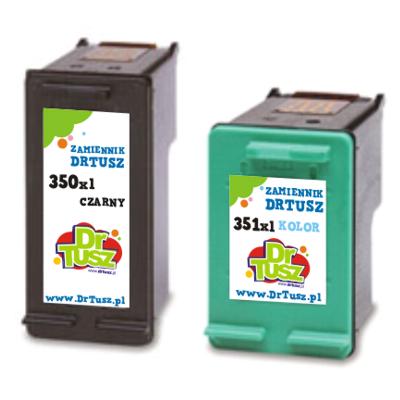 Tusze Zamienniki 350 XL + 351 XL do HP (SD412EE) (komplet)