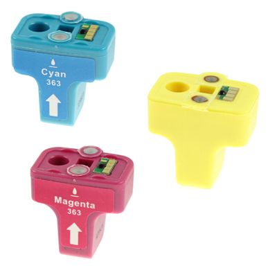 Tusze Zamienniki 363 CMY do HP (CB333EE) (trójpak)