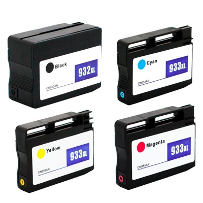 Tusze Zamienniki 932 XL BK + 933 XL CMY do HP (C2P42AE) (komplet)