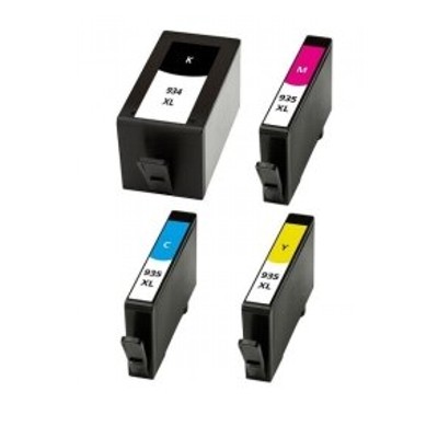 Tusze Zamienniki 934 XL BK + 935 XL CMY do HP (X4E14AE) (komplet)