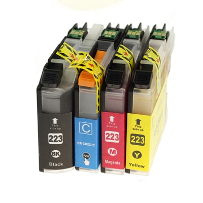 Tusze Zamienniki LC-223 CMYK do Brother (LC223VALBP) (komplet)