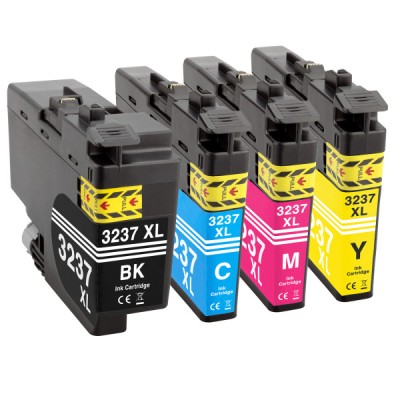 Tusze Zamienniki LC-3237 CMYK do Brother (LC3237VAL) (komplet)